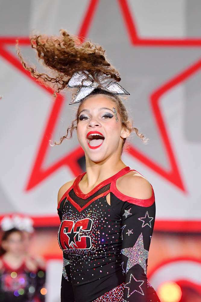 An athlete performing at The All-Star Premiers